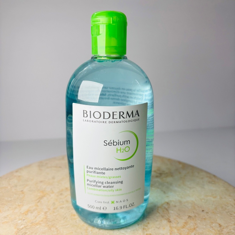 New Bioderma Sebium H20 Purifying Cleansing Micellar Water 16.9 Fl. Oz.